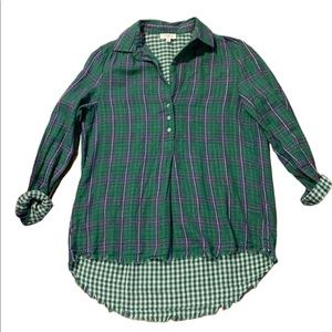 UMGEE plaid pullover top